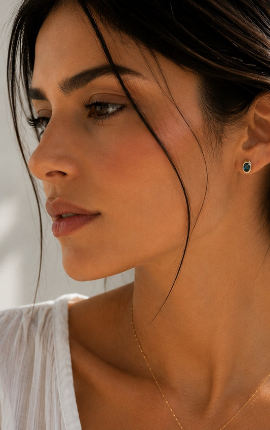 Peacock Studs