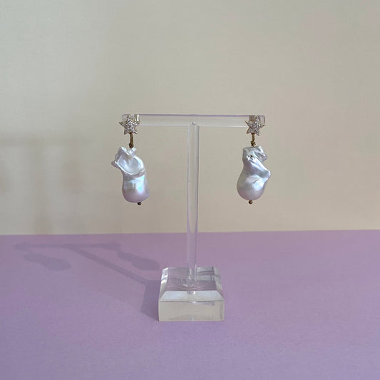 Baroque Star Earrings