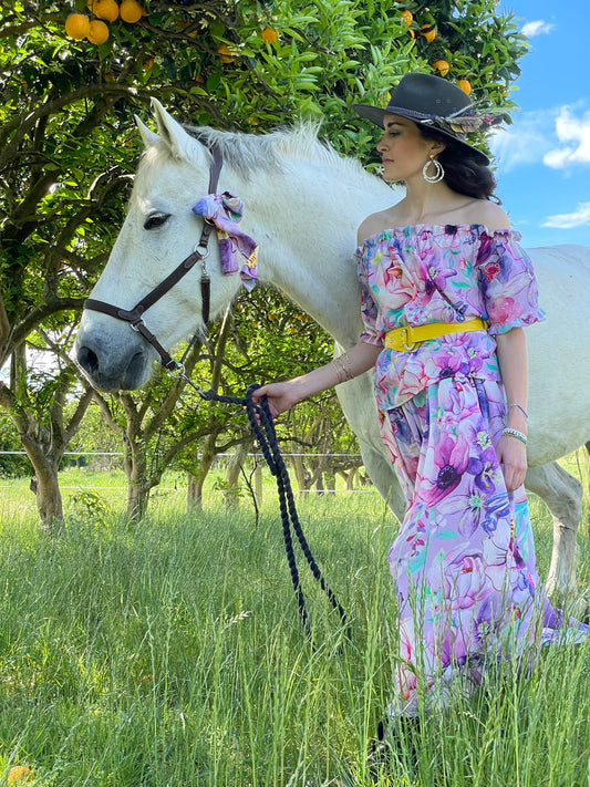 Inflorescence Maxi Skirt
