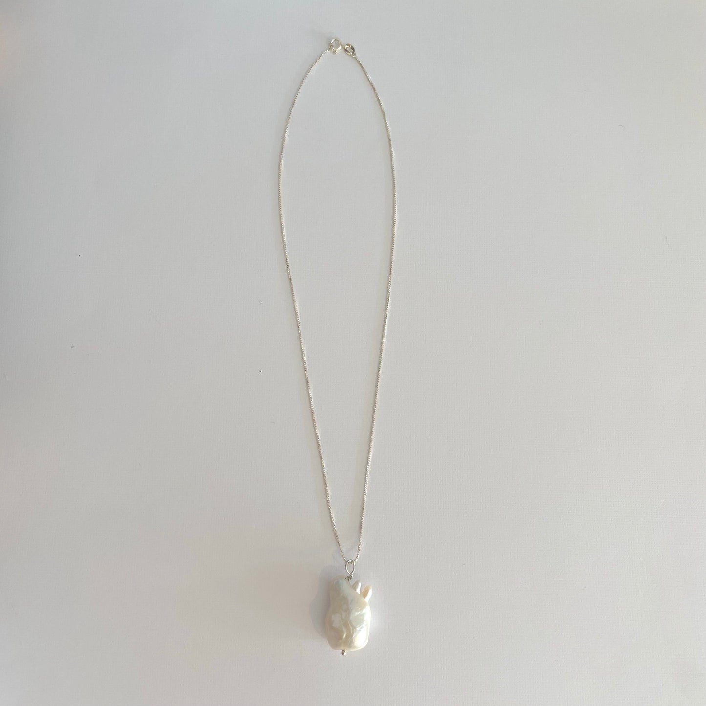 Baroque Pearl Chain Necklace