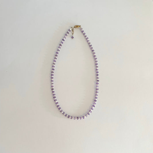 Amethyst Pearl Necklace