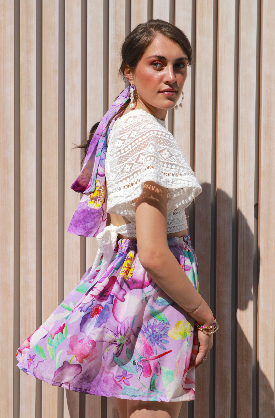 Inflorescence Mini Skirt