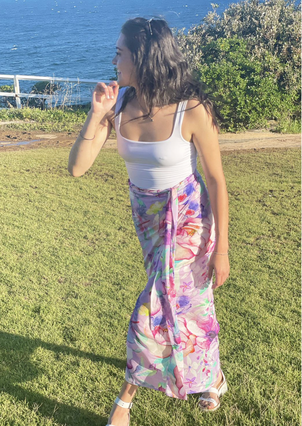 Inflorescence Wrap Skirt