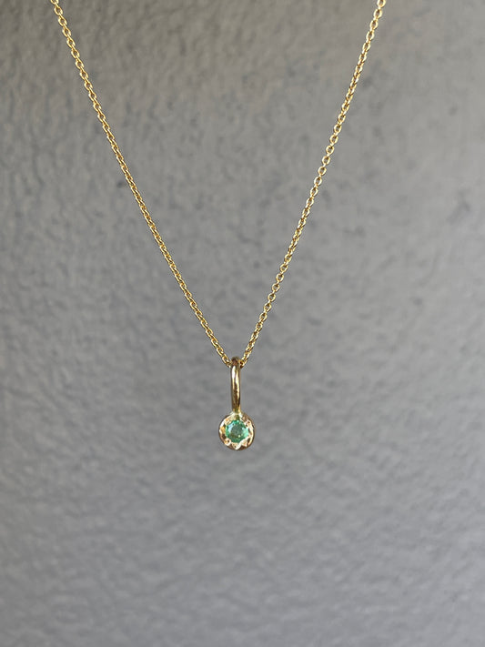 Emerald Dot Pendant