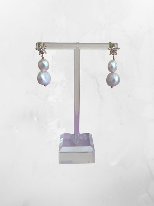 Hourglass Star Earrings