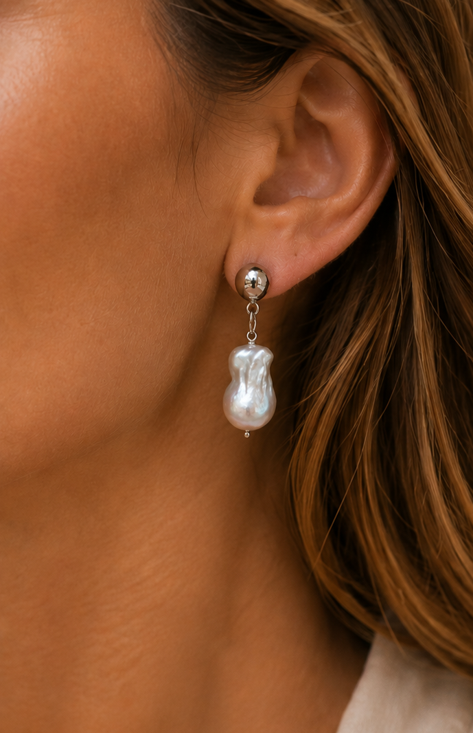 Baroque Nugget Earrings