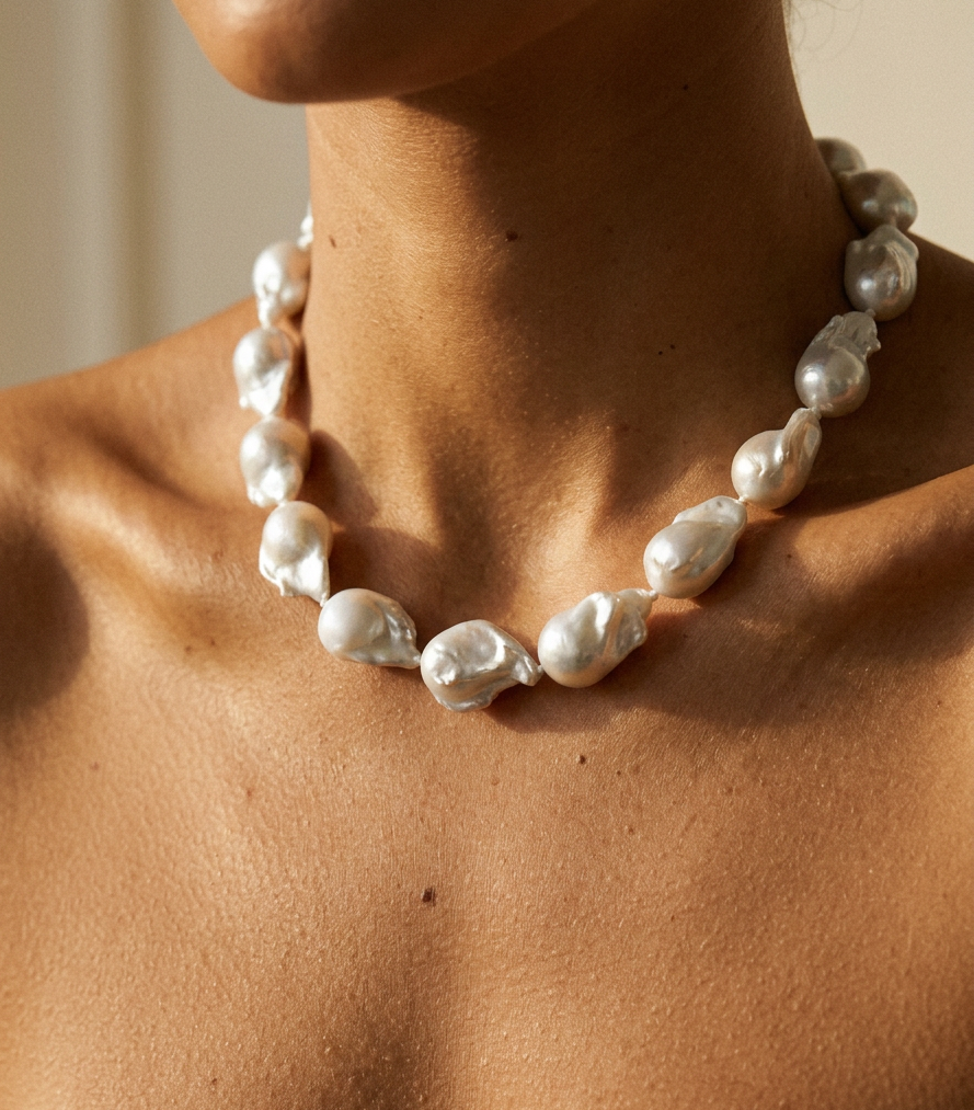 Baroque Pearl Necklace